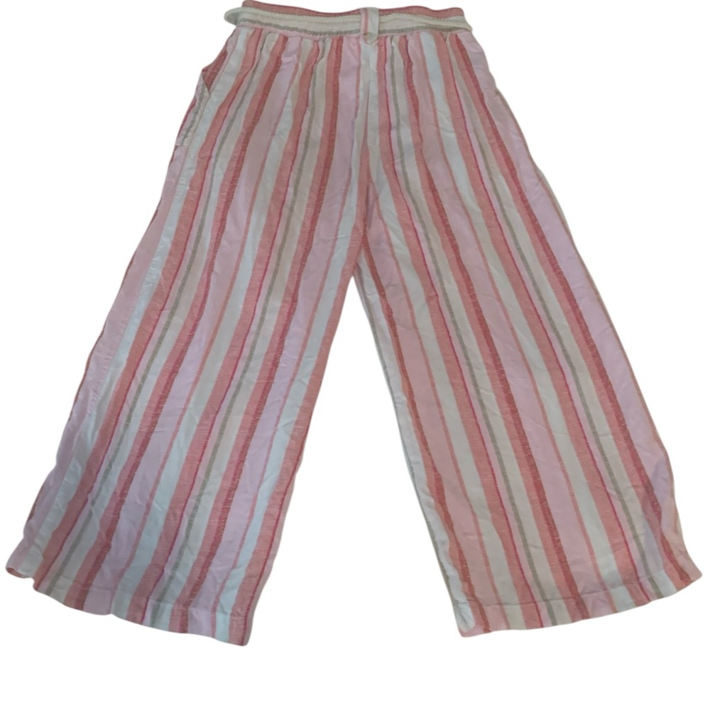 btween Pink and White Striped Girls Pants - Picture 2 of 7